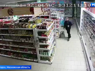 Ночную кражу из супермаркета в Солнечногорске зафиксировали камеры наблюдения