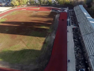 Первый этап реконструкции стадиона 