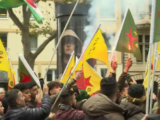 В Германии проходят акции протеста курдов