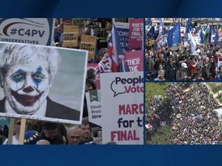 Тысячи людей вышли на улицы Лондона в знак протеста против Brexit