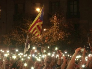 В Каталонии прошел мусорный митинг