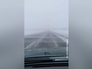 Нулевая видимость: в Алтайском крае водителей призвали не покидать пределы населенных пунктов