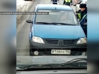 В Уфе арестован лихач, пытавшийся скрыться от инспекторов