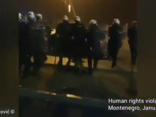 В Подгорице полиция разогнала акцию протеста против 