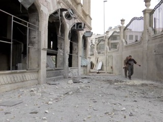Детсад и мечеть в Алеппо попали под огонь минометов
