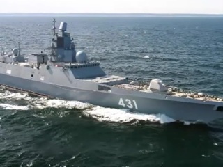 Новейший российский фрегат испытал артиллерию и системы защиты