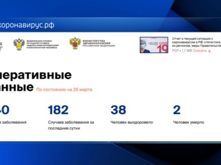 Число зараженных коронавирусом в России за сутки выросло на 182 человек