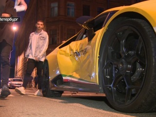 В Петербурге блогер разбил Lamborghini, который должен был стать призом