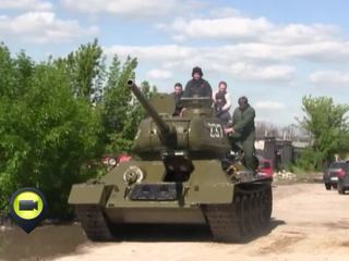 Ополченцы Луганска отреставрировали и взяли на вооружение танк Т-34